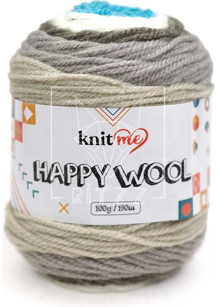 Happy Wool Ebruli Yün Ip / Hw8