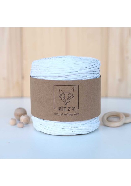 Kalın Kağıt Ip Ritzz - Kar Beyaz