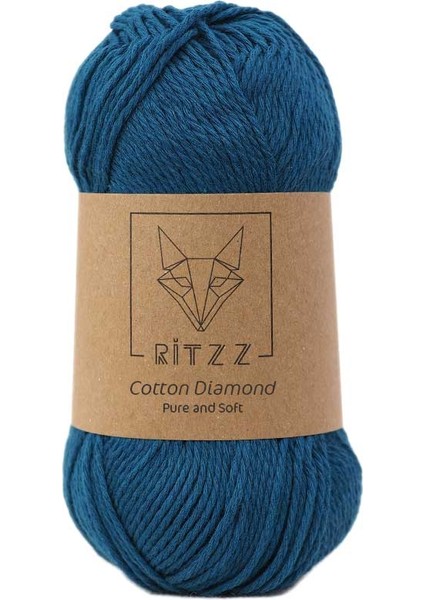 Cotton Diamond 018 Petrol