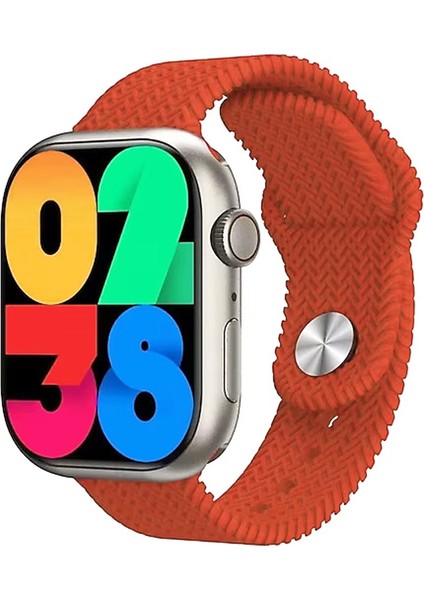 2023 Watch 9 Pro Amoled Ekran Android Ios Uyumlu Akıllı Saat Turuncu WNE0315