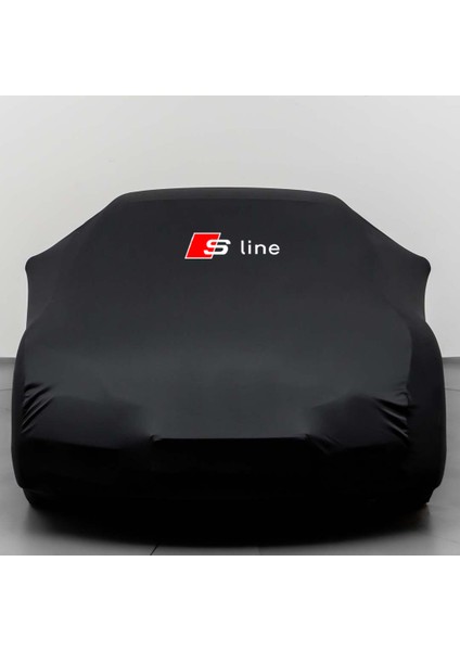 Audı A5 F5 Cabrıo-Coupe (2016-2019) Siyah Otomobil S-Line Logolu Penye Oto Örtüsü fiyatları