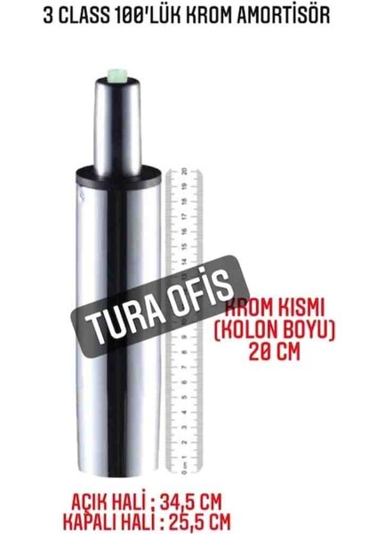 Ofis Koltuğu Ayağı Piston İthal Kuyruklu Mekanizma Oyuncu Tekeri