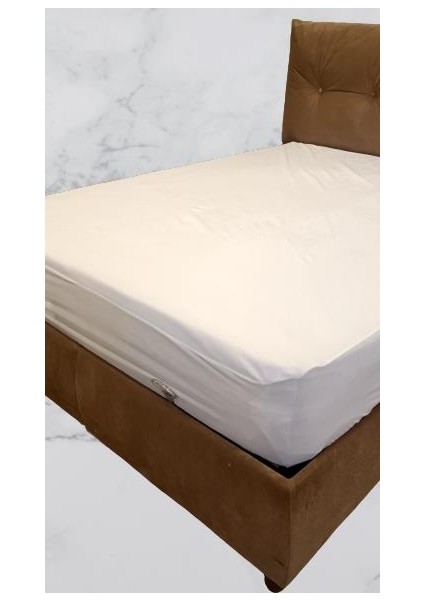 Alez Fitted Yatak Koruyucu Sıvı Geçirmez 160X200 Model Full Kenar Terletmez El Yapım