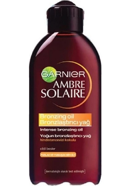 Garnıer Ambre Solaire Ideal Bronzluk Bronzlaşma Güneş Yağı 200ML