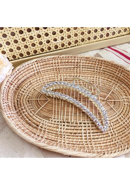 Metal Saç Klipsi, Şık, Basit, Düşük Anahtar ve Lüks Saç Klibi (Yurt Dışından)