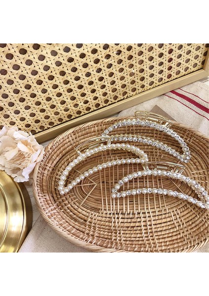 Metal Saç Klipsi, Şık, Basit, Düşük Anahtar ve Lüks Saç Klibi (Yurt Dışından) fırsatları