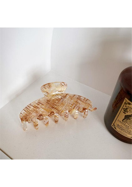 Asetik Asit Plaka Saç Klipsi, Kız Retro Güzel Kıdemli Saç Klibi (Yurt Dışından)