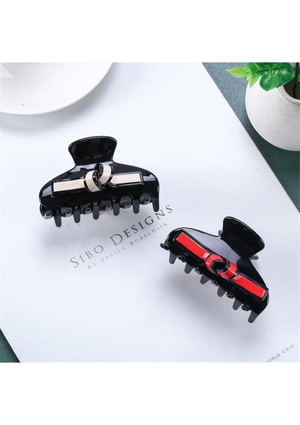 Asetik Asit Tabak Saç Klipsi, Kız Retro Kıdemli Güzel Saç Klibi (Yurt Dışından) modelleri