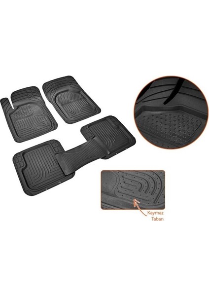 Ford P100 2008-2009 Modeline Uygun 3D Havuzlu Paspas Takımı fiyatları