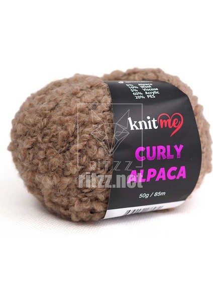 Curly Alpaca KC10 Kahverengi