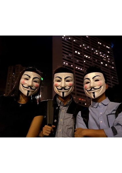 Maske V For Vandetta, Wanted Maskesi