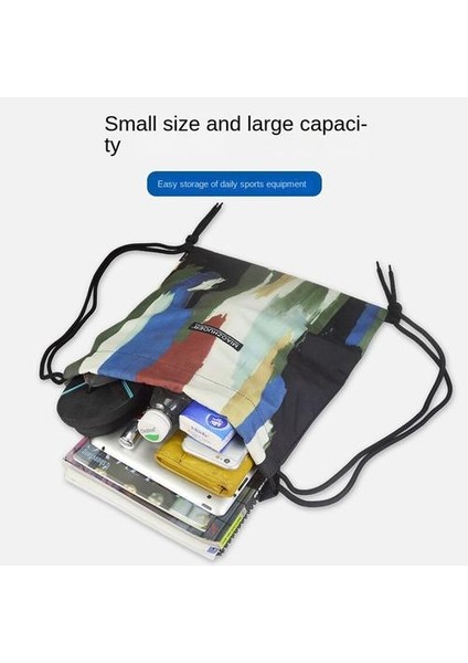 Drawstring Sırt Su Geçirmez Eğlence Sporları Çizme Cebi Öğrenci Özel Deri Depolama Çantası (Yurt Dışından) fırsatları