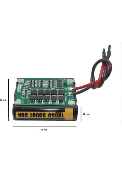 12V Ni-Cd Matkaplar Için 3000 Mah Li-On Pil Grubu Bms Devreli