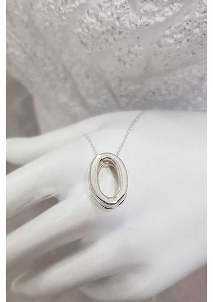 Vog Kişiye Öze Üç Boyutlu (O) Harfi 925 Ayar Gümüş Beyaz Renk Kolye Sarı ve Roze Seçeneği fiyatları