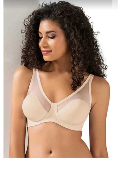 9200 Bayan Soft Cup Tül Toparlayıcı Sütyen Tekli