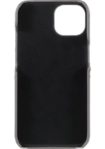 Iyi Korumalı Çift Kart Yuvaları Deri Kaplamalı Pc Arka Telefon Kapağı Apple iPhone 13 6.1 Inç-Grey Için (Yurt Dışından) fırsatları
