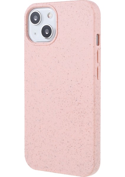 Apple iPhone 13 Telefon Kılıfı 6.1 Inç Yıldızlı Sky Serisi Çevre Dostu Mat Kılıf Biyolojik Dostu Buğday Buğday Saman Anti-Drop Tpu Şok Geçirmez Telefon Kapak Pembe (Yurt Dışından) modelleri