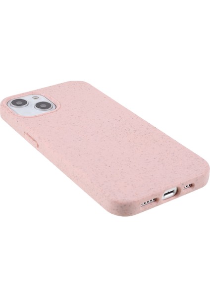 Apple iPhone 13 Telefon Kılıfı 6.1 Inç Yıldızlı Sky Serisi Çevre Dostu Mat Kılıf Biyolojik Dostu Buğday Buğday Saman Anti-Drop Tpu Şok Geçirmez Telefon Kapak Pembe (Yurt Dışından) fırsatları