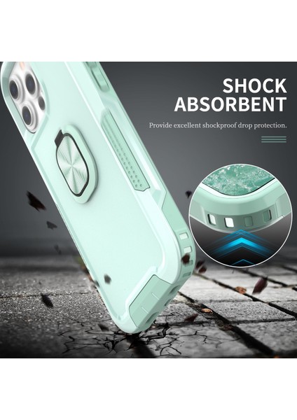 Apple iPhone 14 6.1 Inç Hibrit Telefon Kılıfı Kickstand-Pink ile Koruyucu Arka Kapak (Yurt Dışından)