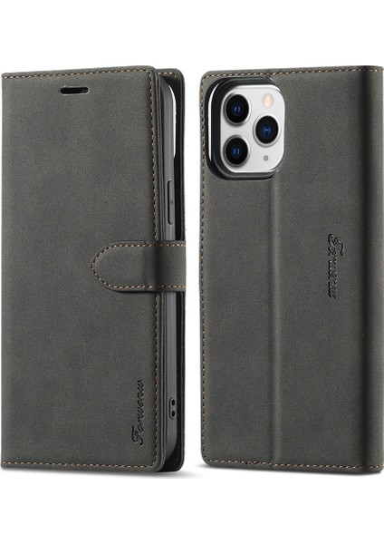Tam Koruma Damlasına Dayanıklı Cilt Hissi Deri Kılıfı Apple iPhone 13 6.1 Inç-Siyah (Yurt Dışından)