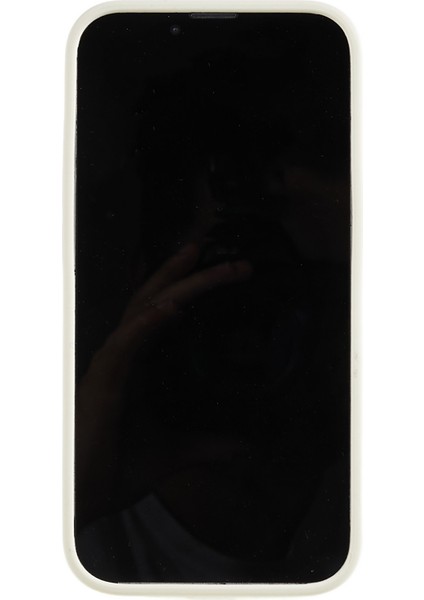 Apple iPhone 13 Telefon Kılıfı Için 6.1 Inç Şok Geçirmez Sıvı Silikon Telefon Kılıfı Geri Koruyucu Kapak Yumuşak Astar-Beyaz (Yurt Dışından) modelleri