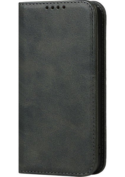 Süper Mıknatıs Kapanması Çizgi Anti-Çizelge Cüzdan Tasarım Deri Stand Kılıfı Apple iPhone 13 6.1 Inç-Black (Yurt Dışından) fiyatları