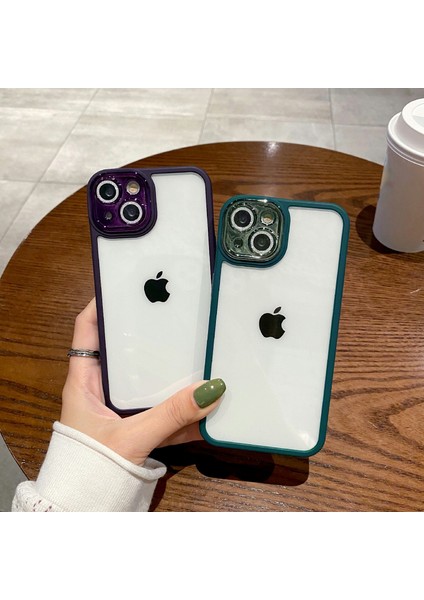 Apple iPhone 13 Telefon Kılıfı Için 6.1 Inç Elektrapan Kamera Lens Yüzük Telefon Kılıf Sabit Pc Yumuşak Tpu Şok Geçirmez Açık Kapak Black (Yurt Dışından) fiyatları