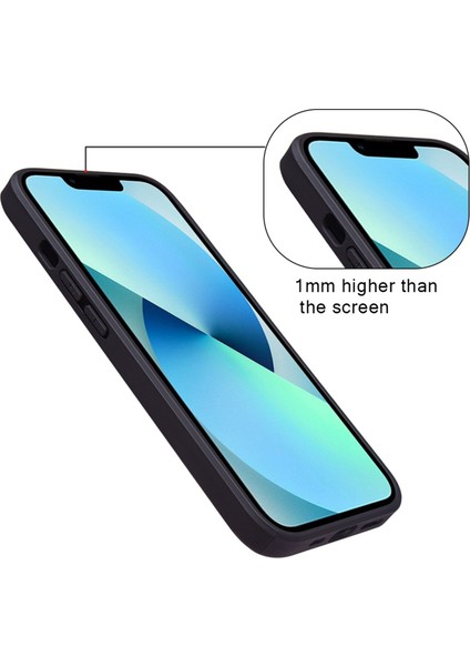 Apple iPhone 13 Telefon Kılıfı 6.1 Inç Kart Yuvaları Işlev Aşınma Dayanıklı Pu Deri Kaplamalı Pc+Tpu Hibrit Cep Telefonu Kabuk Grey (Yurt Dışından) modelleri