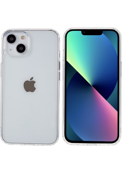 Apple iPhone 13 6.1 Inç Kesin Kesim Hafif Şeffaf Telefon Kılıfı Tpu+Pc Hibrid Kapak (Yurt Dışından)