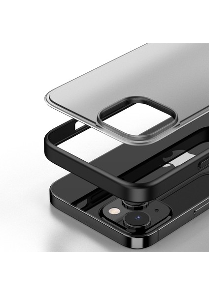 Apple iPhone Için Magic Serisi 13/14 Yarı Saydam Mat Kılıf Tpu+Pc Çizgiye Karşı Çizelge Telefon Kapak Yeşilleri (Yurt Dışından) fiyatları