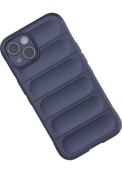 Apple iPhone 13 6.1 Inç Bump Düzeltili Sağlam Kabuk Yumuşak Tpu Telefon Koruyucusu Case-Dark Mavi (Yurt Dışından) modelleri