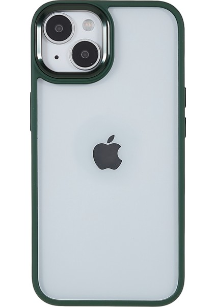Apple iPhone 14 Telefon Kasası 6.1 Inç Şok Geçirmez Pc+Tpu Kapak Metal Kamera Lens Çerçeve Metal Düğmeleri Cep Telefonu Vaka-Yeşil (Yurt Dışından) fiyatları