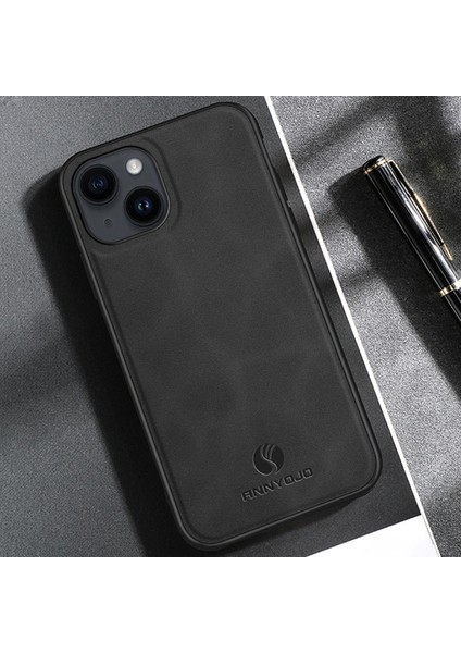 Apple iPhone 13 Pu Deri Kaplamalı Pc+Tpu Şok Geçirmez Telefon Kasası Desteği Manyetik Araba Montaj Black (Yurt Dışından) fırsatları