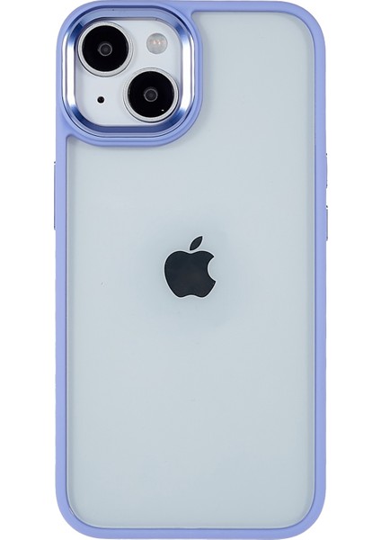 Apple iPhone 14 Telefon Kasası 6.1 Inç Şok Geçirmez Pc+Tpu Kapak Metal Kamera Lens Çerçeve Metal Düğmeleri Cep Telefonu Kasa-Mor (Yurt Dışından) fiyatları