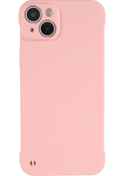 Apple iPhone 13 6.1 Inç Açılı Yastık Çerçevesiz Telefon Kasası Sert Pc Cilt-Dokunuş Arka Kapak Pembe (Yurt Dışından) modelleri