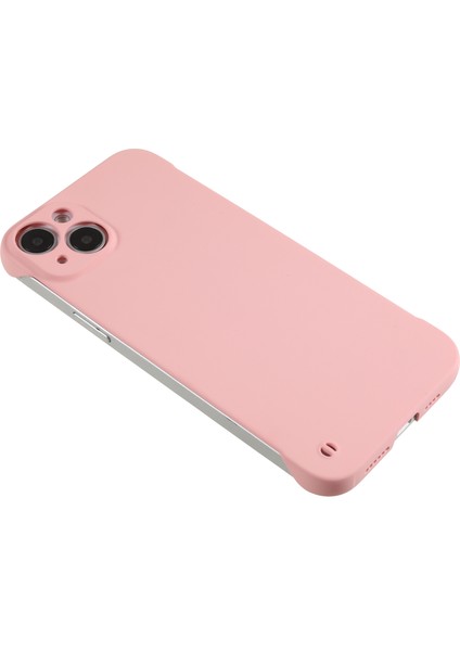 Apple iPhone 13 6.1 Inç Açılı Yastık Çerçevesiz Telefon Kasası Sert Pc Cilt-Dokunuş Arka Kapak Pembe (Yurt Dışından) fırsatları