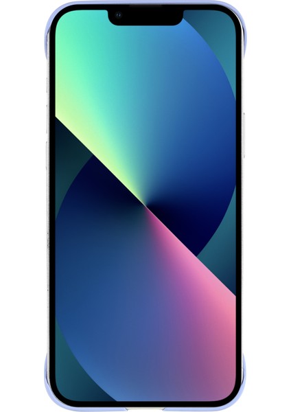 Apple iPhone 13 6.1 Inç Açılı Yastık Çerçevesiz Telefon Kasası Sert Pc Cilt Dokunuşu Arka Kapak Işığı Mor Mor (Yurt Dışından) fiyatları