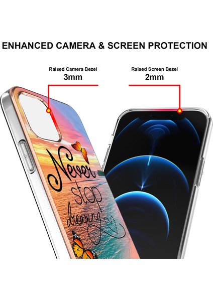 Apple iPhone 13 Telefon Kasası Mermer Desen Tasarımı Imd Ince Şok Geçirmez Esnek Elektro-Örtü Tpu Kapak Kasası Için Apple iPhone 13-Durdur-Dreaming (Yurt Dışından) fırsatları