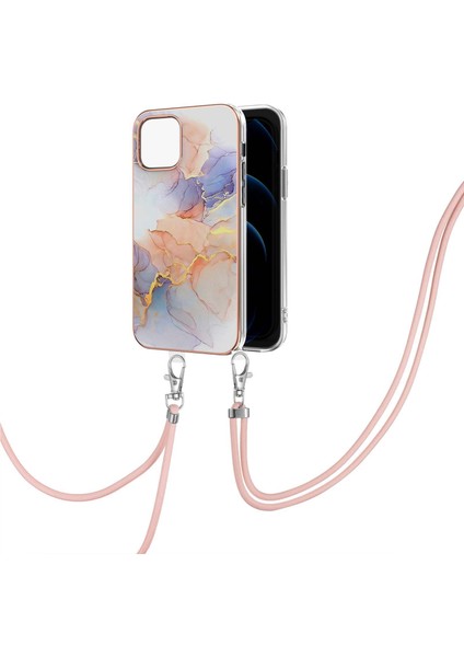 Apple iPhone 13 Telefon Vaka Deseni Tasarımı Imd Elektrokaplatma Yumuşak Tpu Tam Gövdeli Koruyucu Kapak, Kordon 6.1 Inç-Beyaz (Yurt Dışından) fiyatları