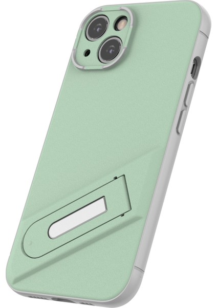 Apple iPhone 13 Telefon Kasası 6.1 Inç Pc+Tpu Telefon Kılıfı Yerleşik Kickstand Anti-Cratch Iyi Korumalı Telefon Kapak Yeşili (Yurt Dışından) modelleri