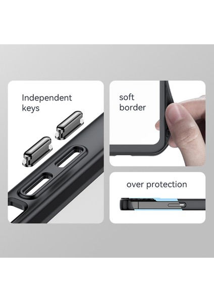 Apple iPhone 13 Telefon Kılıfı Tpu+Akrilik Telefon Kılıfı 6.1 Inç Kırpma Dayanıklı Bağımsız Pc Düğmeleri-Tövbe-Görevli Blue (Yurt Dışından) fırsatları