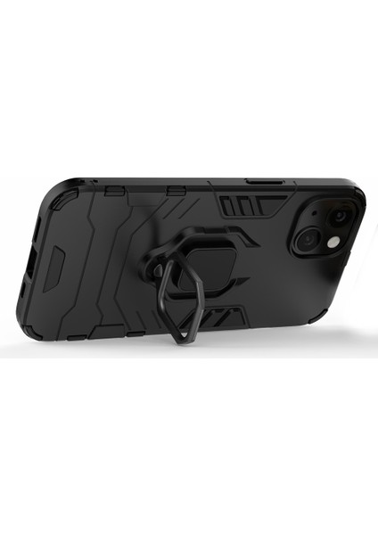 Apple iPhone 13 6.1 Inç-Black Için Ring Tutucu Kickstand ile Anti-Drop 2-1 Arada Pc Tpu Hibrit Kılıf (Yurt Dışından) fırsatları