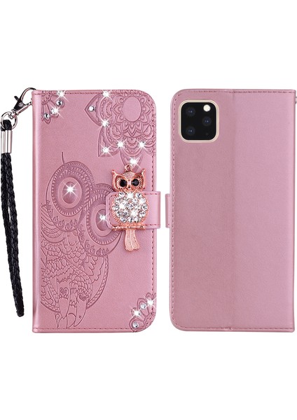 Apple iPhone 13 Telefon Kasası Için Rhinestone Dekor Cüzdanı Standı Deri Kasa Kabuğu, (Yurt Dışından)