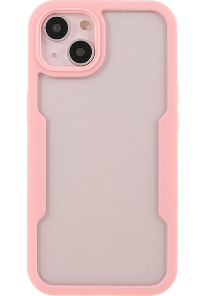 Apple iPhone 13 Telefon Kılıfı Pet Ekran Koruyucusu+Akrilik Arka Panel+Tpu Çerçeve Telefon Hibrit Kapak Kılıfı 6.1 Inç Pembe (Yurt Dışından) fiyatları