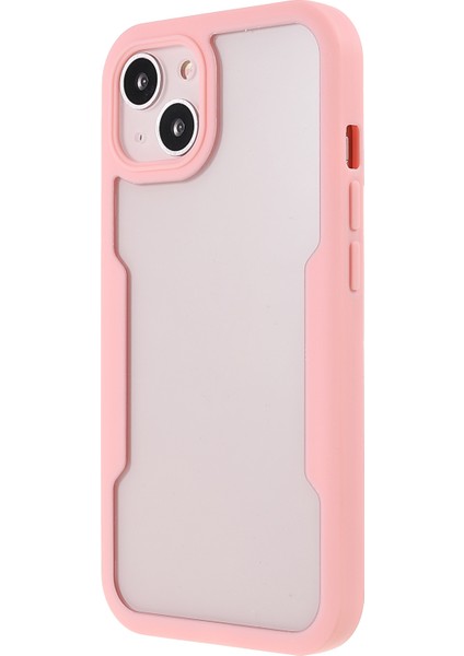 Apple iPhone 13 Telefon Kılıfı Pet Ekran Koruyucusu+Akrilik Arka Panel+Tpu Çerçeve Telefon Hibrit Kapak Kılıfı 6.1 Inç Pembe (Yurt Dışından) modelleri