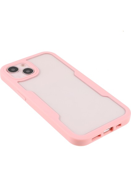 Apple iPhone 13 Telefon Kılıfı Pet Ekran Koruyucusu+Akrilik Arka Panel+Tpu Çerçeve Telefon Hibrit Kapak Kılıfı 6.1 Inç Pembe (Yurt Dışından) fırsatları