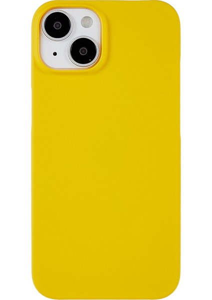 Apple iPhone 14 Telefon Kasası 6.1 Inç Aşamalı Anti-Çizik Çizik Sert Pc Sırt Koruyucu Kasa Anti-Gall Ka Parlak Yüzey Kaplama-Sarı (Yurt Dışından) fiyatları