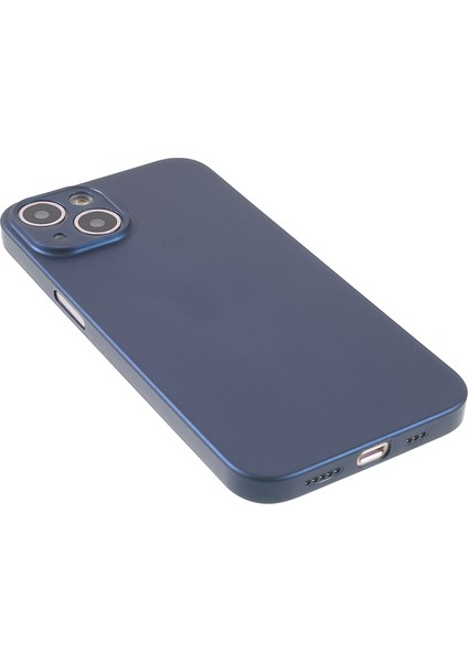 Apple iPhone 13 Için Telefon Kasası Ultra Ince Buzlu Yüzey Kesin Kesim Anti-Drop Anti-Slatch Önleyici Sert Pc Telefon Kılıfı Kapak 6.1 Inç-Mavi (Yurt Dışından) fırsatları