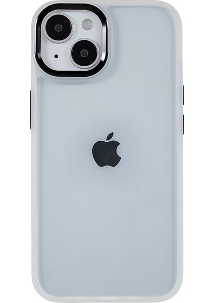Apple iPhone 14 Telefon Kasası 6.1 Inç Şok Geçirmez Pc+Tpu Kapak Metal Kamera Lens Çerçeve Metal Düğmeleri Cep Telefonu Kılıf Kılıfı (Yurt Dışından) fiyatları