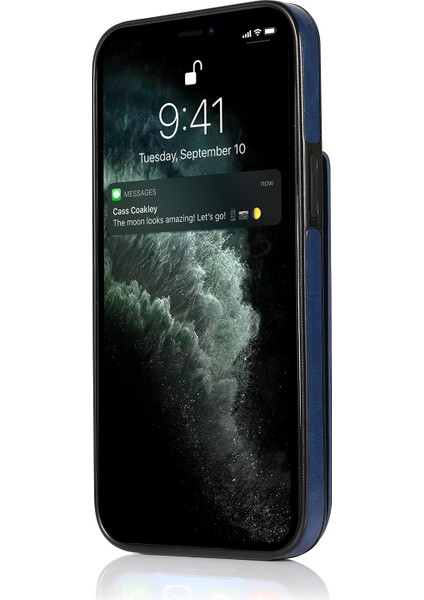 Apple iPhone 13 Telefon Kılıfı Tutucu Tasarım Pu Deri+Tpu Doğru Renk Iyi Korunmuş Telefon Kasası Kickstand Kapak 6.1 Inç-Mavi (Yurt Dışından) fırsatları